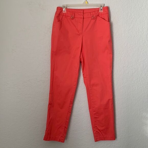 Katherine Barclay Cotton Blend Pants Size 4 - Picture 1 of 8